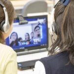 Online international exchange class